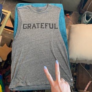 Spiritual Gangster gray muscle tank grateful (2nd)
